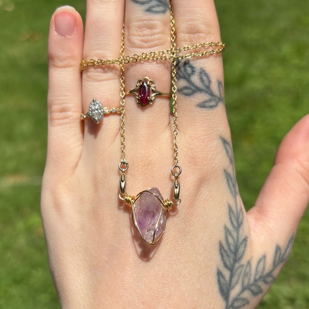 Vera Cruz amethyst interchangeable necklace
